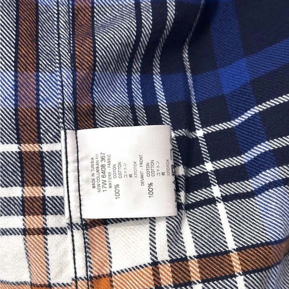 **Sold** Givenchy Pieced Flannel Shirt - Picture 7 of 9